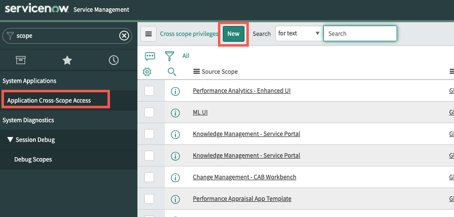 Resolve ServiceNow integration permission errors