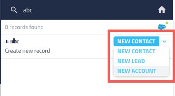 Create Record Buttons