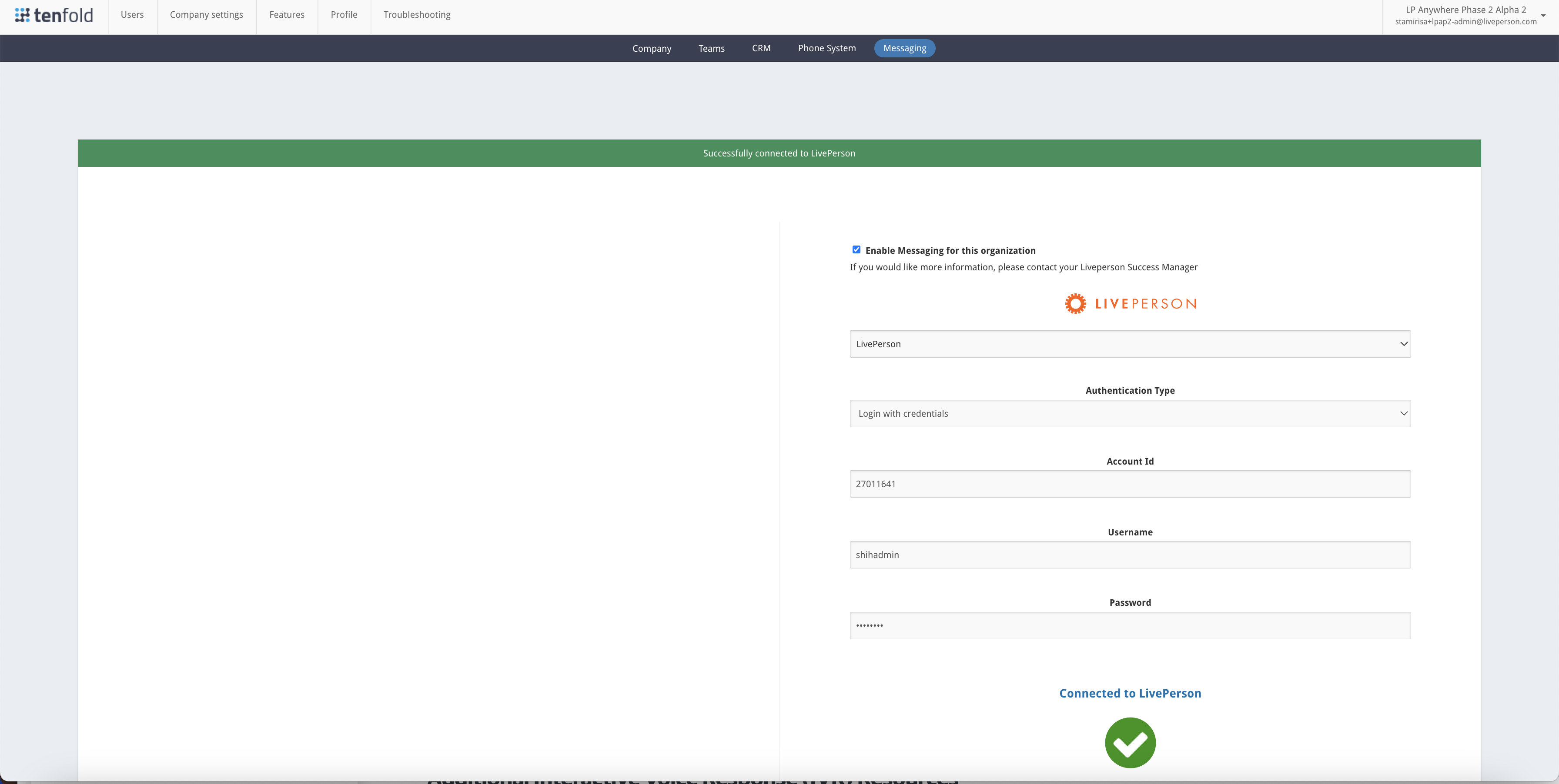 LivePerson Connector for Salesforce - Overview
