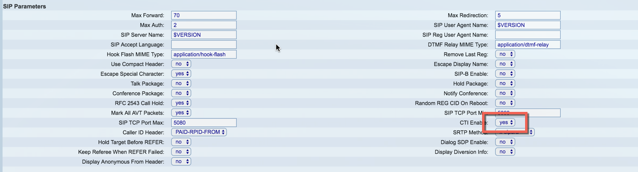 Configure Cisco Deskphone